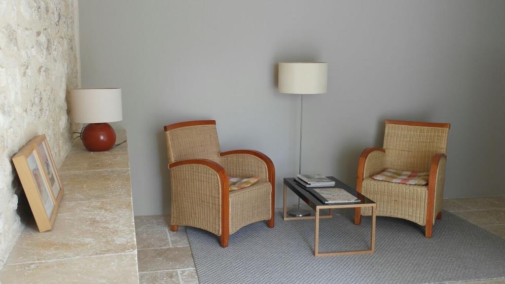 Les Foucauds Hotel Saint-Quentin-de-Caplong Luaran gambar